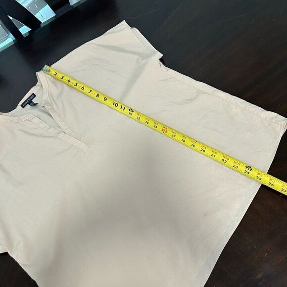 Eileen Fisher Light Pink Short Sleeve Tencel Popover Top Size Small - Picture 11 of 13